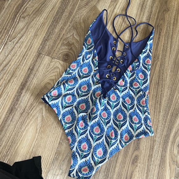 Tavik Womens Monahan One Piece Monokini Swimsuit, Blue, Medium - Picture 3 of 7